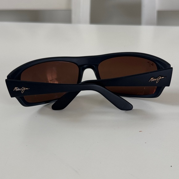 Maui Jim Polarized Black and Brown Sunglasses - Picture 9 of 13